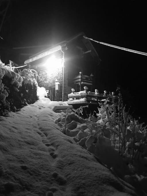 Chalet Les 3 Flocons Roure Exterior foto